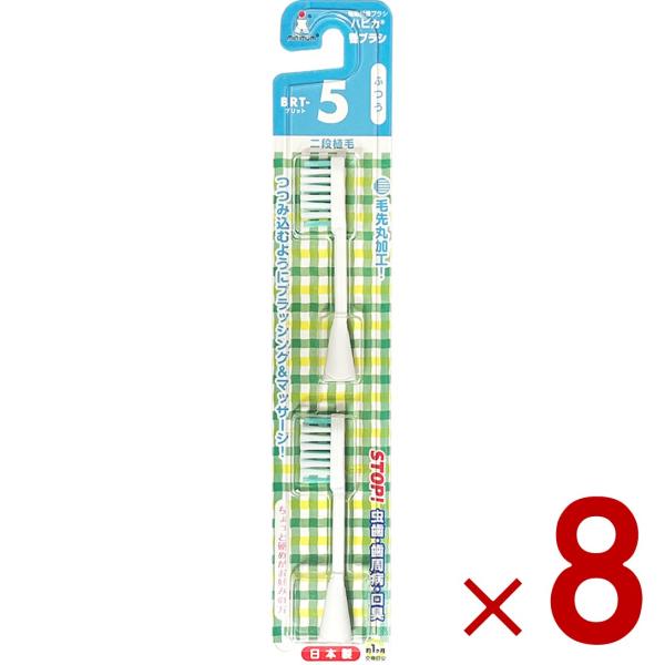 ハピカシリーズの専用替ブラシです。2段植毛で、歯と歯グキを包み込むようにブラッシングできます。本体の電動ハブラシは毎分7千回の超微細タタキ振動が、歯垢を落としながら同時に歯ぐきをマッサージし、血行を促進します。20年のロングセラー商品。その...