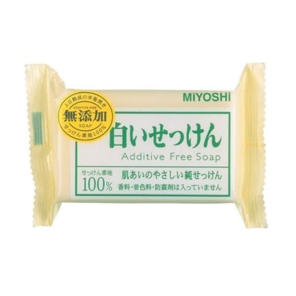 ミヨシ ミヨシ石鹸 白い石鹸 白いせっけん 無添加 108g 固形石鹸 石けん