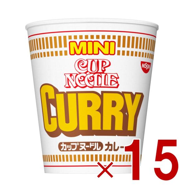他サイト： 日清 カップヌードル ミニ カレー 43g 非常食 保存食 夜食 仕送り 15個の商品画像