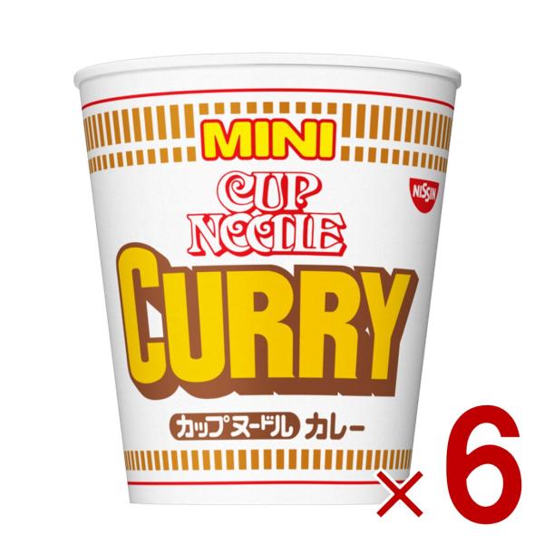 他サイト： 日清 カップヌードル ミニ カレー 43g 非常食 保存食 夜食 仕送り 6個の商品画像