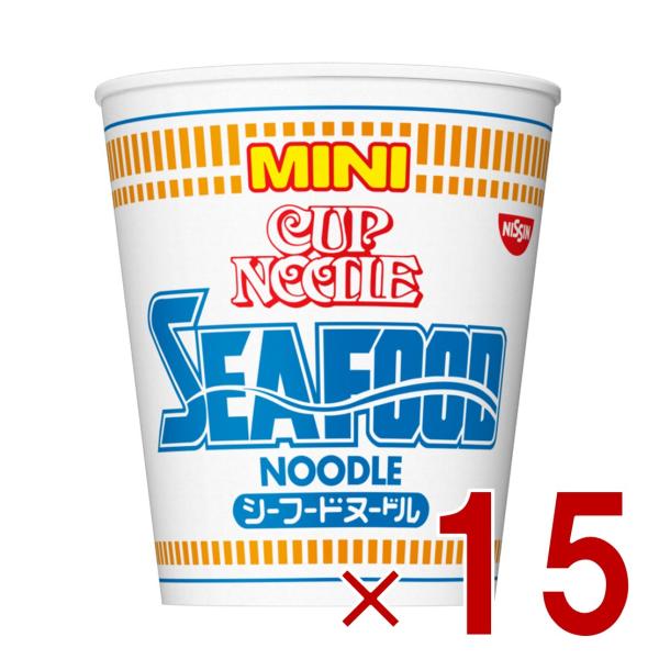 他サイト： 日清 カップヌードル ミニ シーフード 38g 非常食 保存食 夜食 仕送り 15個の商品画像