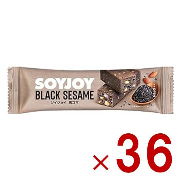 大塚製薬 SOYJOY 黒ゴマ 胡麻 ごま味 ソイジョイ 低GI食品 栄養補助食品 大豆タンパク質 ダイエット 間食 大豆バー 筋トレ 36個