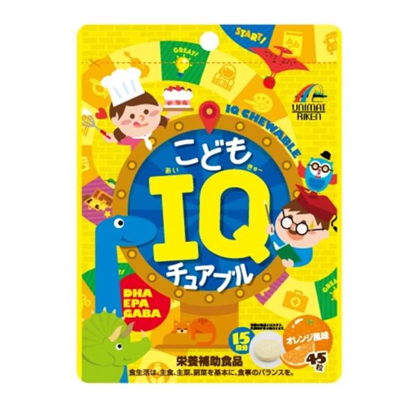 オレンジ風味で、そのままかんで食べられる、勉強・受験を頑張るお子様の応援サプリです。3粒で、DHA50mg、さらに、EPA10mg、GABA（ギャバ）10mgが摂取でき、お子様の学ぶ力やリラックスをサポートします。チュアブルタイプですので、...