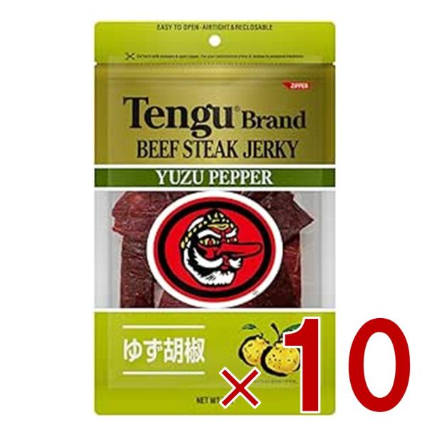 在庫処分特価】テング ビーフジャーキー 柚子胡椒 70g おつまみ 天狗