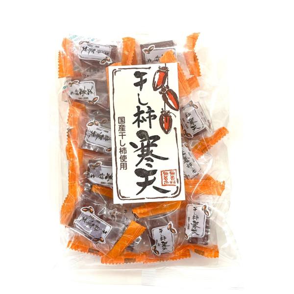 冷蔵庫で冷やしてお召し上がり下さい。尚一層おいしくいただけます。※この製品を製造しているラインでは、乳、小麦を含む製品を生産しています。名称菓子原材料名水飴（国内製造）、砂糖、干し柿（国産）、寒天、オブラート／レシチン（大豆由来）内容量24...