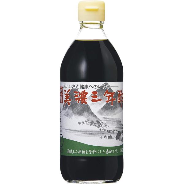 内堀醸造 美濃三年酢 500ml × 3本  穀物酢