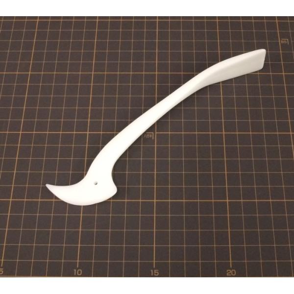 ガラスピースに巻いたコッパーフォイルを押さえたり、ケイム（鉛線）の溝を広げたり。プラスチック製。SANT-2 Leponitt Plastic Burnisher7"(180mm) in length. Can open lead chan...