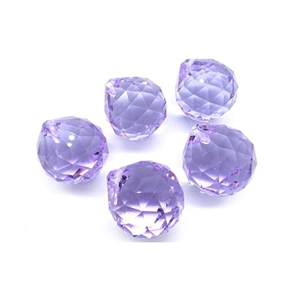 カラフル 手作り サンキャッチャー 用 パーツ mm 30mm クリスタル ガラス ボール セット 30 パープル Www Nlqp Com