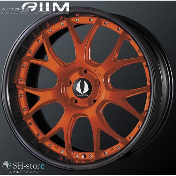タイヤホイールセットAIMGAIN-GIIM(エイムゲイン2P)G2M 20インチ【厳選