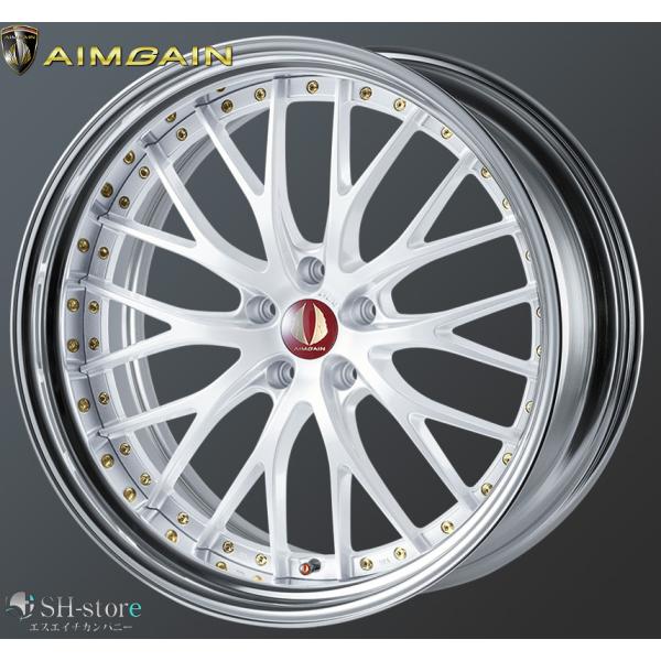 レクサスLS460タイヤホイールセットAIMGAIN-GLM(エイムゲイン2P)20