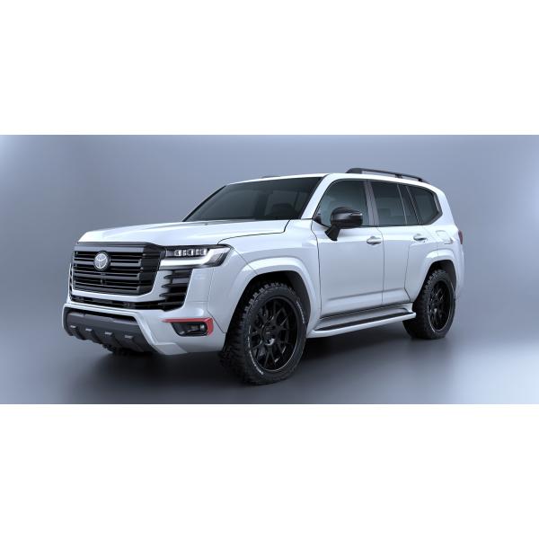 300系ランドクルーザーZX フロントバンパーガーニッシュ2P【カーボン製