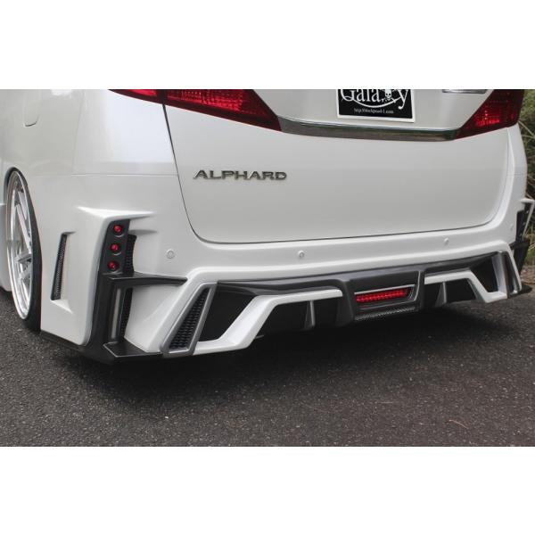 20系アルファード】ギャラクシーVer2リアバンパースポイラー未塗装