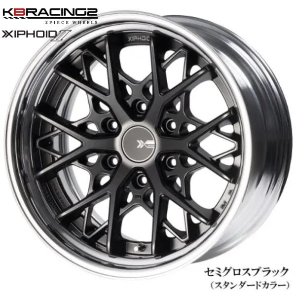 ゼフォイドII(2P)17インチ7.5J〜10.5J【215/60R17ホイールタイヤセット 