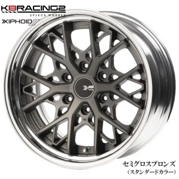 ゼフォイドII(2P)17インチ7.5J〜10.5J【215/60R17ホイールタイヤセット