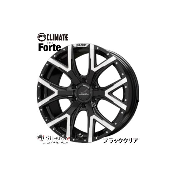 クライメイト CLIMATE Forte フォルテ ブラッククリア 20インチ【225