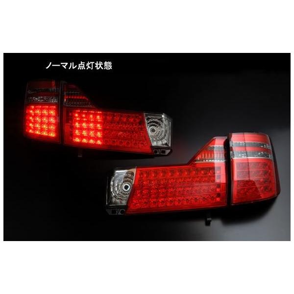 アルファード　テールランプ 赤/クリア Amazon | クリスタルアイ 30系ヴェルファイア/アルファード 後期