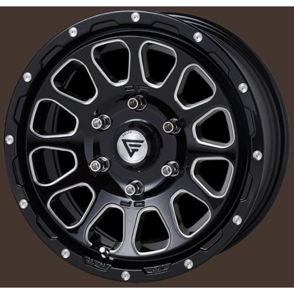 64さん専用　デルタフォースオーバル　ブラックマシニング　225/70/16 ジムニー JB64専用 デルタフォース オーバル(ブラックマシニング