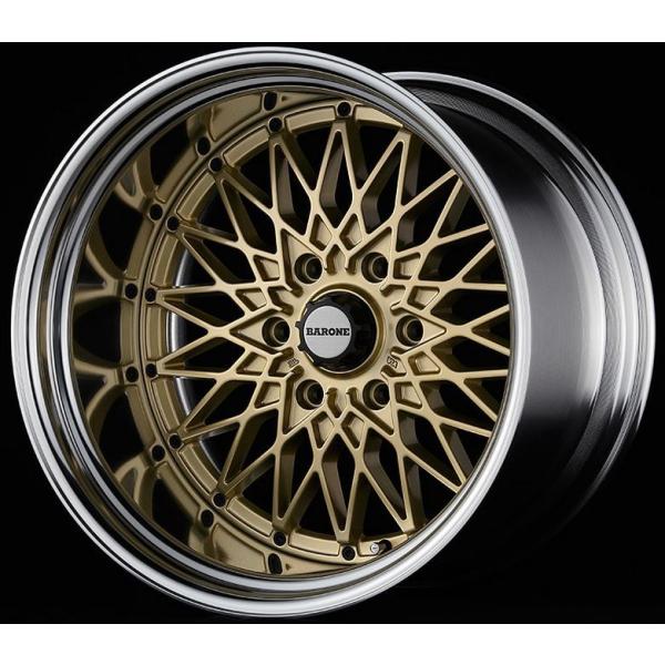 ファブレス BARONE RM-6(2P) ゴールドメタリック 16インチ 【厳選輸入