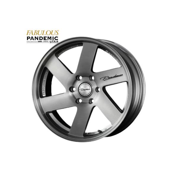 ファブレス(FABULOUS)パンデミックLFR-6 18インチ［9.0J/9.5J/10.0J］【225/50R18ホイールタイヤセット】200系ハイエースに最適〈タイヤメーカー選べます！〉