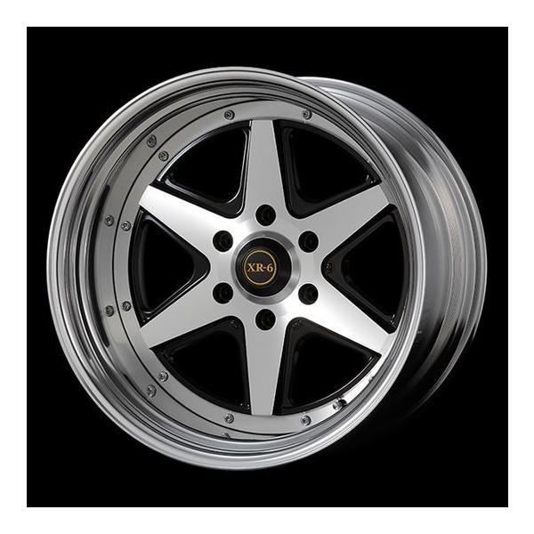 ファブレス XR-6 18インチ タイヤ・ホイールセット 【激安】 【極美品】 ファブレス BARONE XR-6 2P ブラックポリッシュ 18インチ 【厳選輸入