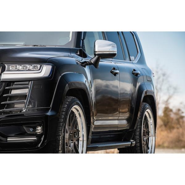 【送料込み】ランドクルーザー60 オーバーフェンダー 1台分 ホワイト V-VISION ランクル300系（ZXグレード） 9mmオーバーフェンダー