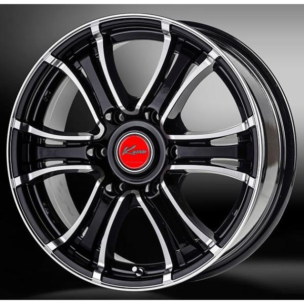 ゴジゲン 5zigen コマブラックマン2 ブラックポリッシュ Gozigen 15インチ 厳選輸入195 Hiace 80r15タイヤ4本セット 自動車 0系ハイエースに最適 タイヤメーカー選べます Gozigen 93 エスエイチカンパニー