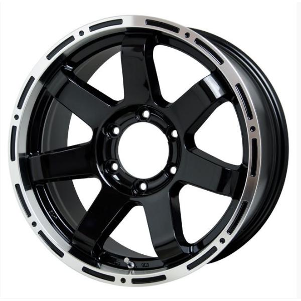 現品限り、新品4本セット　ハイエース　マッドクロスMC76 マッドクロス MC76 BK/リムP 15インチ【厳選輸入195/80R15