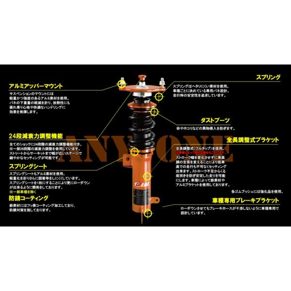 イデアル ｉｄｅａｌ エニーワン車高調 全長調整フルタップ式 減衰力24段調整 ｌ575ｓムーブコンテカスタム 2ｗｄ専用 Buyee Servicio De Proxy Japones Buyee Compra En Japon