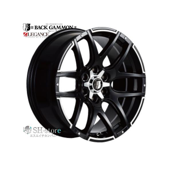 レガンス(LEGANCE/J-CLUB)バックギャモンLM-S6 18インチ【225/50R18
