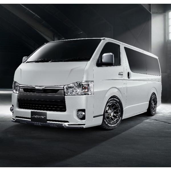 200系ハイエース4〜7型標準ボディ専用 フロントハーフスポイラー未塗装