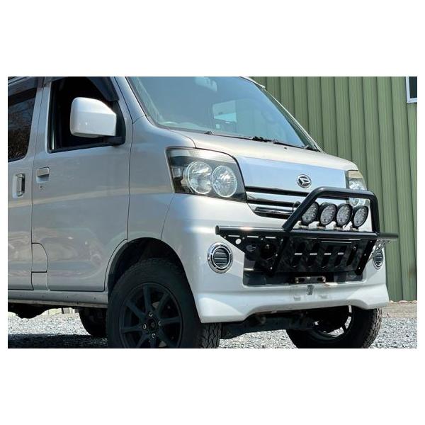 ハイゼットカーゴ パイプバンパー 獅子狩りOVERTECH ブッシュバー ハイゼットカーゴ パイプバンパー 獅子狩りOVERTECH ブッシュバー