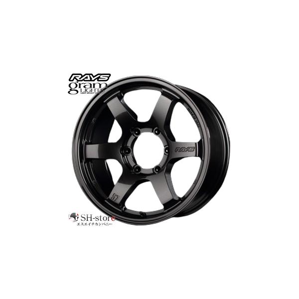 レイズ グラムライツ 57DR-X スーパーダークガンメタ 17インチ【265