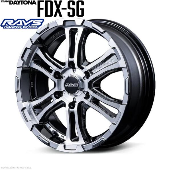 チームデイトナ(RAYS)FDX-SG 16インチ【215/65R16ホイールタイヤセット