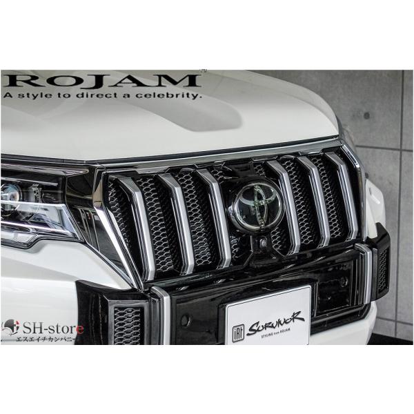 150系ランドクルーザープラド後期フロントグリル未塗装【ロジャム