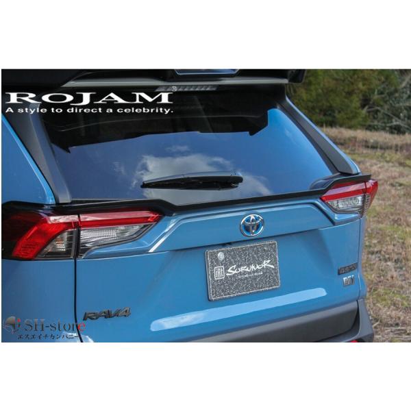 50系RAV4リアゲートスポイラー未塗装【ロジャム/ROJAM】 : エスエイチ