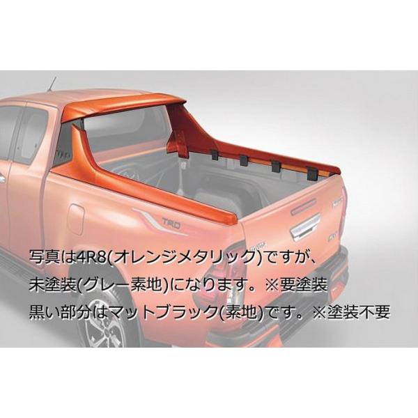 GUN125ハイラックス 海外トヨタ純正 TRDスポーツバー【未塗装】 : エス