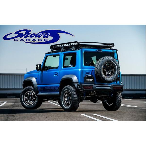 ショウワガレージ スペアタイヤ移動ブラケット ジムニー ショウワガレージ スペアタイヤ移動ブラケット 純正移動 E00018