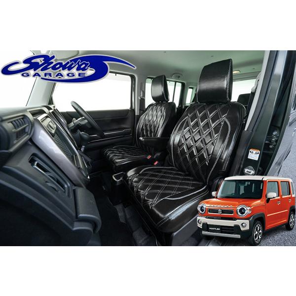 MR52S/MR92Sハスラー専用 オールドシリーズシートカバー【ブラック 
