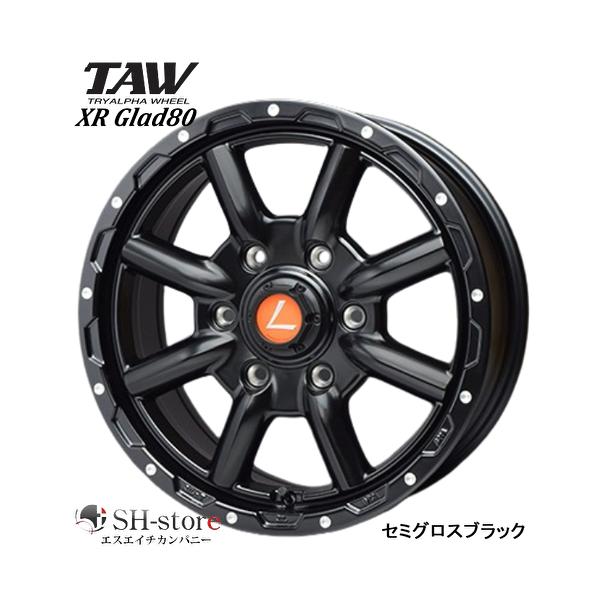 トライアルファ TAW レオウイングクロスグラッド80 セミグロスブラック