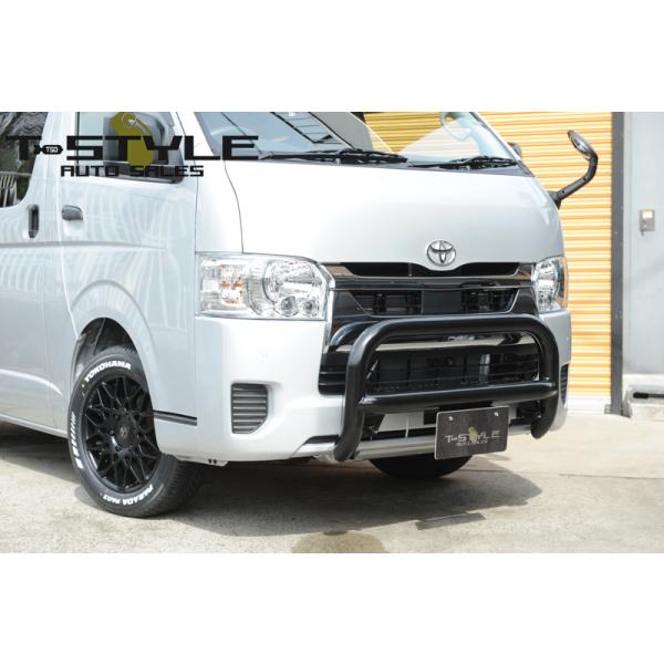T-STYLE ブラック バンパーガードナロー用 ハイエース 200系 バンパーガード ナロー用 T-STYLE 1・2・3・4