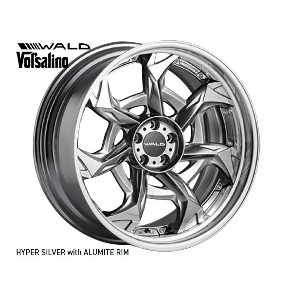 WALD【ヴァルド】ボルサリノV12C 20インチ8.0J〜12.5J ホイール単品(1