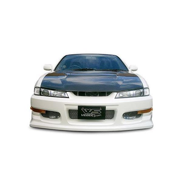 ウェバースポーツ WEBERSPORTS フロントバンパー 未塗装 S14