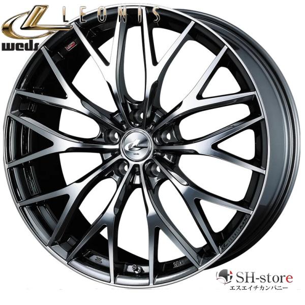②Weds LEONIS MX　235/50R19　ホイールセット WEDS Weds ウェッズ LEONIS レオニス MX 19インチ リム幅8.0J