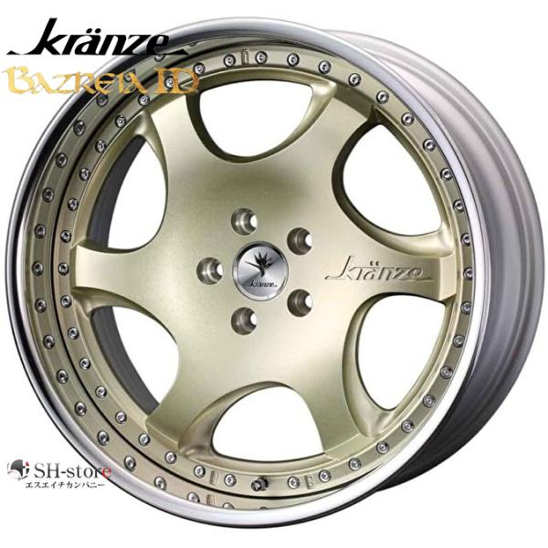 LS460/LS600タイヤホイールセット Kranze(クレンツェ)バズレイアID 21