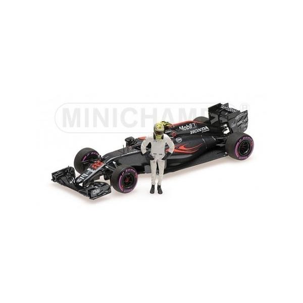 PMA　1/43　マクラーレン ホンダ MP4-31 ジェンソン・バトン アブダビGP 引退レース ...