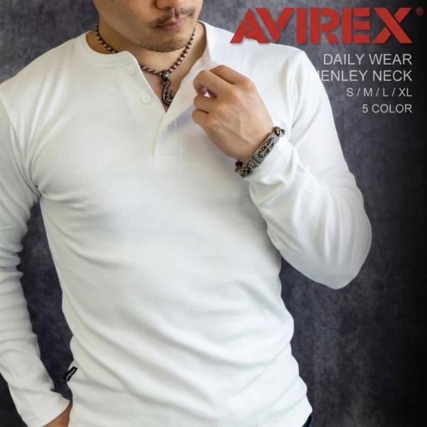 AVIREX（アヴィレックス） アビレックス ( ヘンリーネック 長袖 T