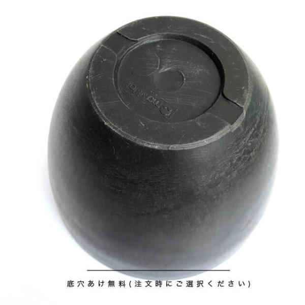 BLACK PLASTIC POT�yBOWL TYPE�z15cm�~11cm �� �v���� 5�� �A�ؔ� �u���b�N�|�b�g ������� ���������� ���� �K�� �{�E�� �ۂ� marvista greenship ���i�摜2