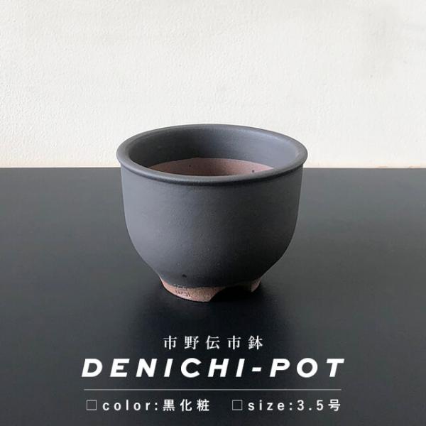 市野伝市窯は、初代市野伝市氏より植木鉢に特化した窯元。“伝市鉢”は、研究を重ねて数種類の土を配合した丹波の土を使っています根腐れしにくいよう内側には中央に向かって傾斜をつけ、底穴は大きくするなど、[通気性]や[水捌け]に独自の工夫がなされて...
