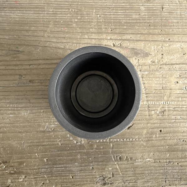 BLACK PLASTIC POT�ySTANDARD TYPE�z8cm�~6.5cm �� �v���� 3�� �A�ؔ� �u���b�N�|�b�g ������� ���������� ���� ������ ���J�o�[ marvista greenship ���i�摜3