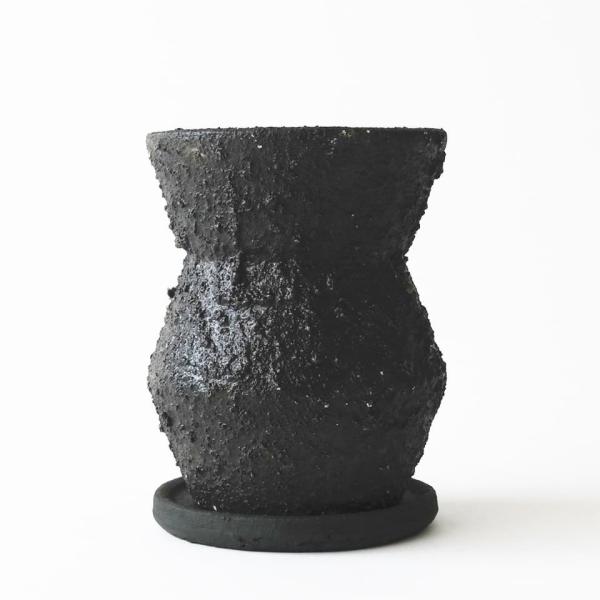 ZEKE POT／ジークポット直径12cm 4号 植木鉢 受け皿付 深鉢 長鉢